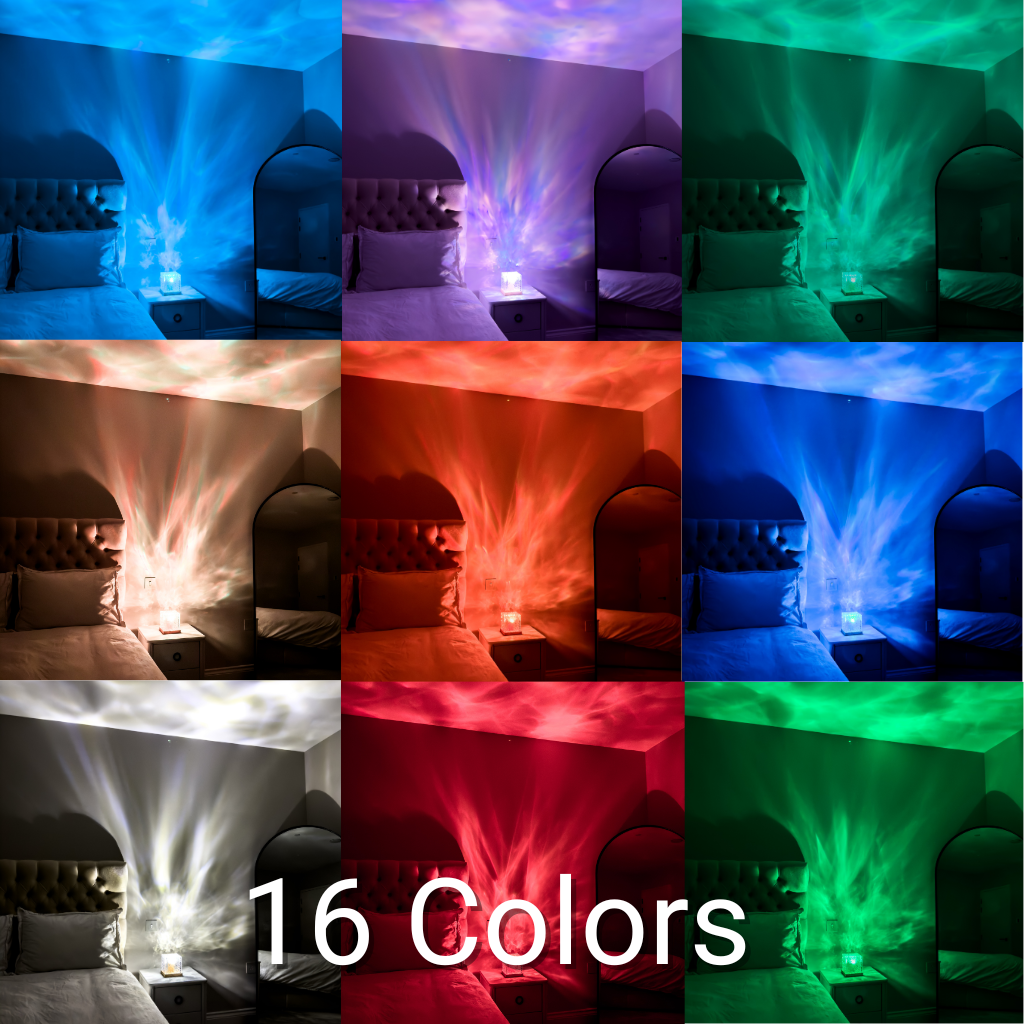LUNATRIXโข Ocean Ripples Aurora Lamp