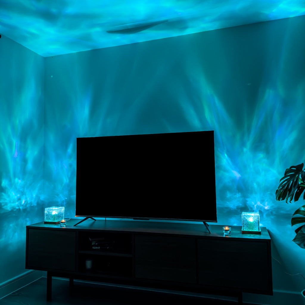 LUNATRIXโข Ocean Ripples Aurora Lamp