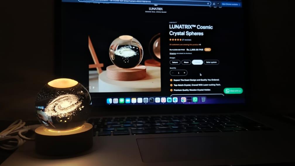 LUNATRIX™ Cosmic Crystal Spheres