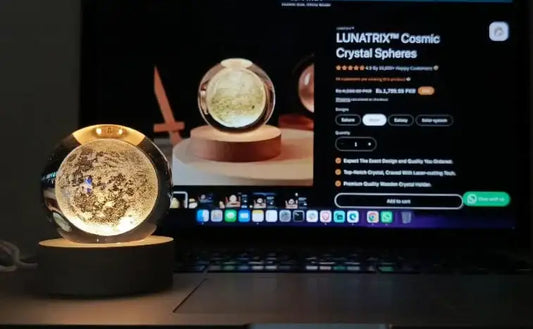 LUNATRIX Cosmic Crystal Spheres