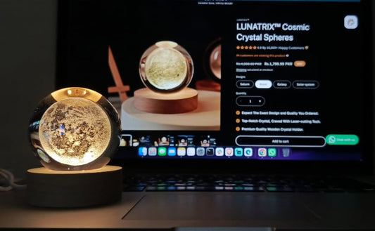 LUNATRIX™ Cosmic Crystal Spheres