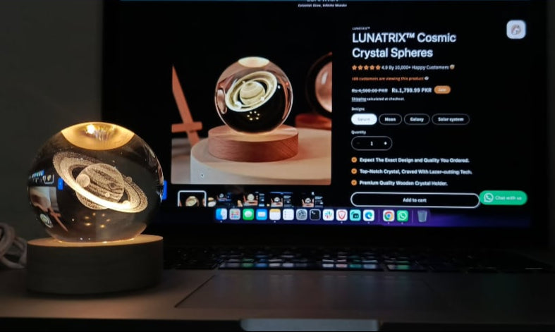 LUNATRIX™ Cosmic Crystal Spheres