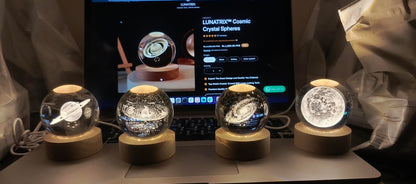 LUNATRIX™ Cosmic Crystal Spheres